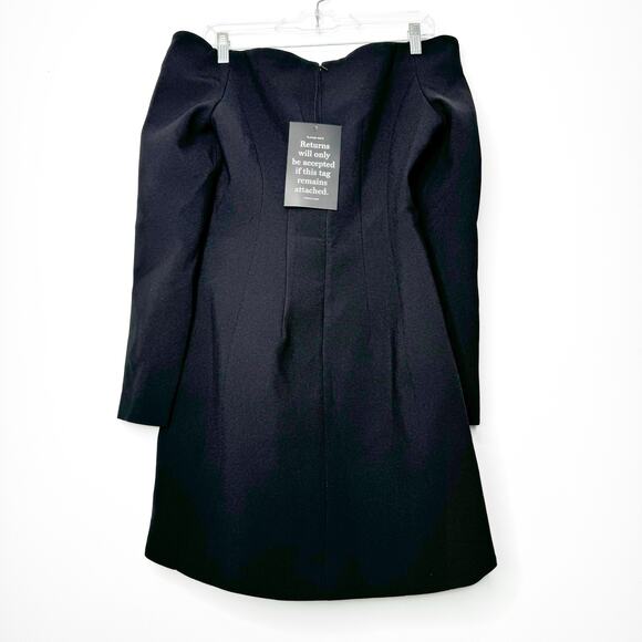 Tuckernuck Black Blakely Mini Dress Size 10 - Picture 6 of 8